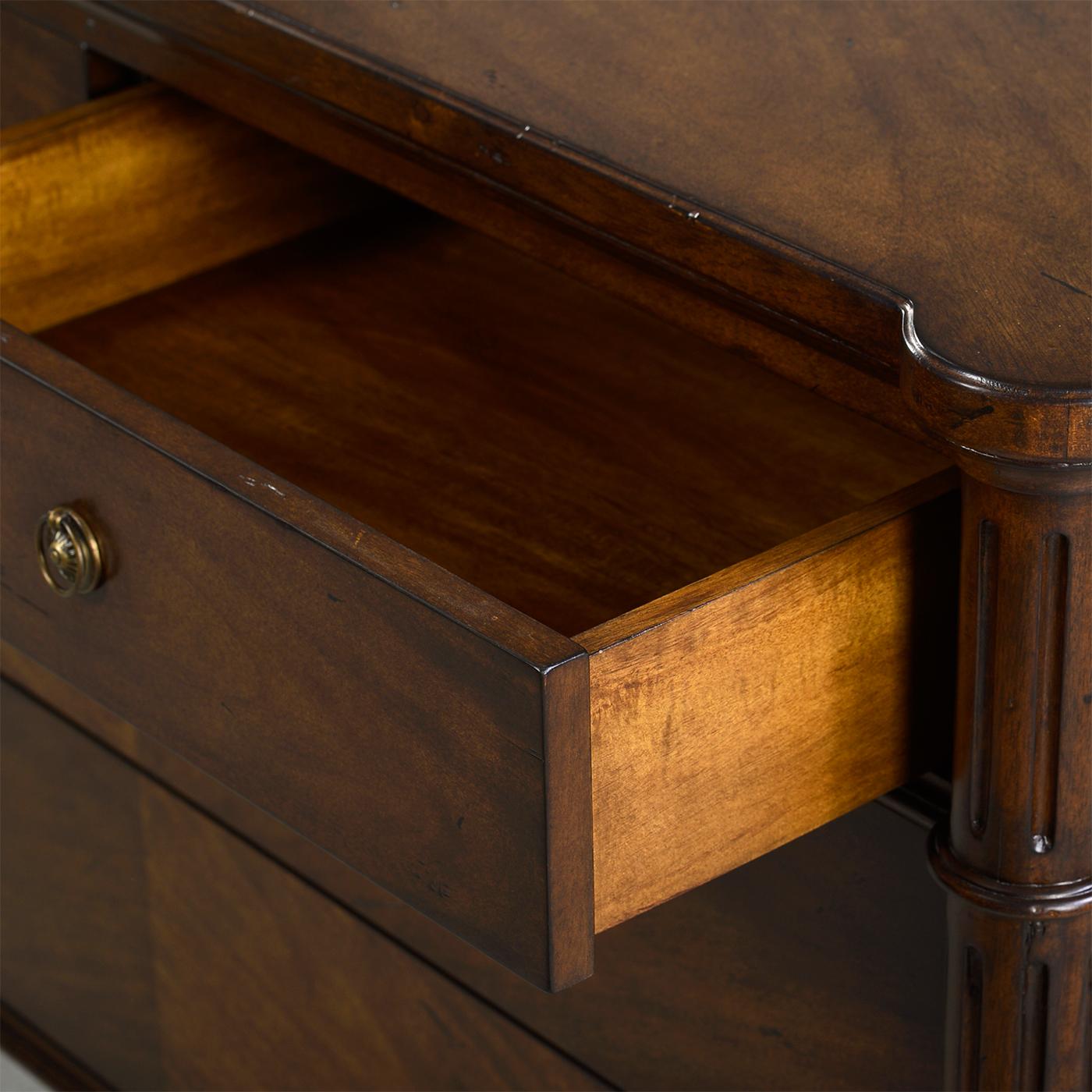 Commode francese scuro Luigi XVI in vendita 1
