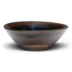 Dark Glazed Chinese Rice Bowl, c. 1850