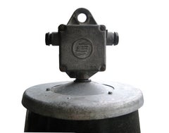 Dark Gray Enamel Vintage Industrial Pendant Light