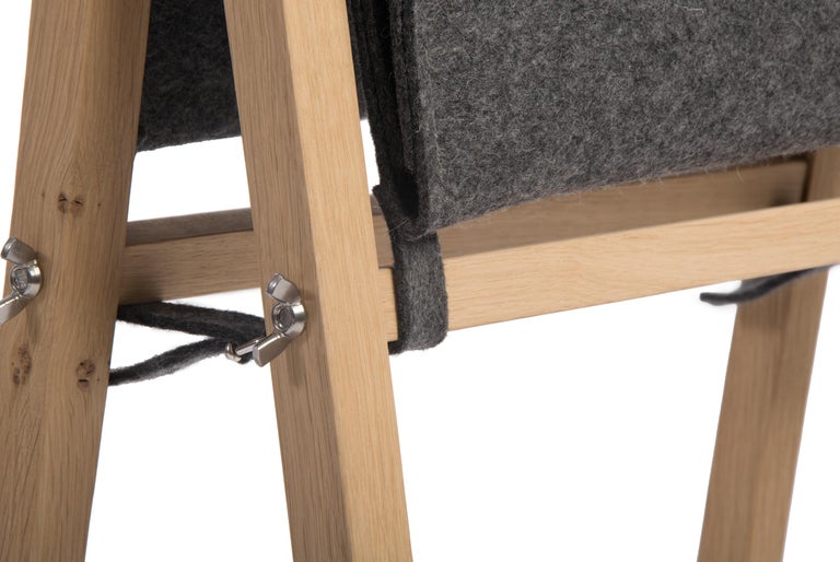 Dark Gray Stan Magazine Rack by Studio Pin For Sale at 1stDibs