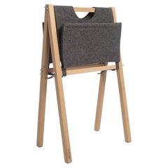 Dark Gray Stan Magazine Rack by Studio Pin