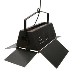 Dark Gray Vintage Film Theater Barn Doors Lamp