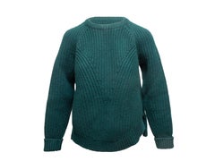 Jersey de lana y cachemira Alexander McQueen verde oscuro talla M