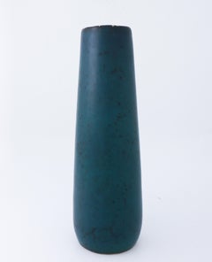 Vase en céramique vert foncé, Carl-Harry Stlhane, Rrstrand Aterlier, années 1950