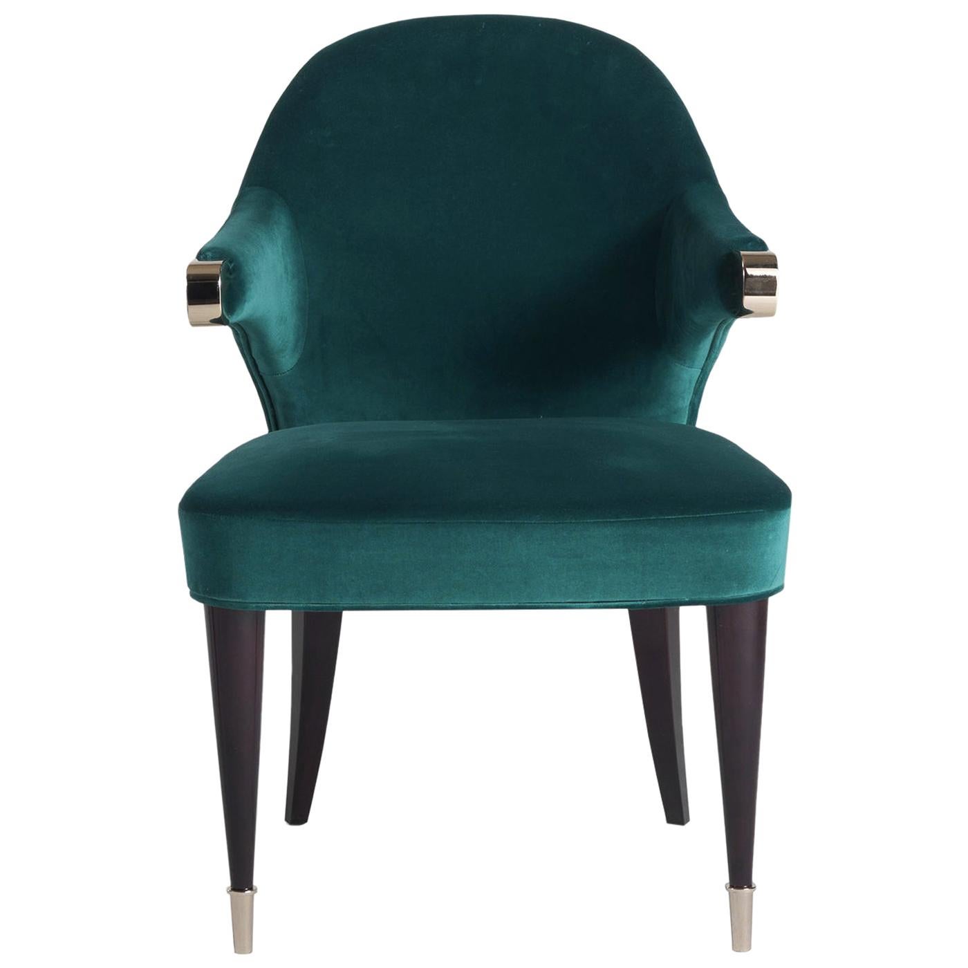 Dark Green Chair For Sale
