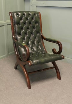 Dark Green Chesterfield Easy Chair A Timeless elegant classic