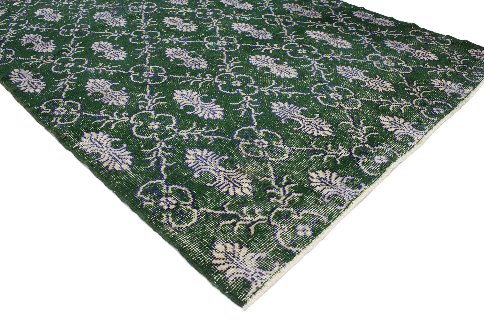 dark green turkish rug