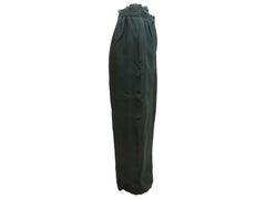 Dark Green Fendi Wool & Silk-Blend Balloon Trousers Size IT 38