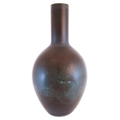 Dark Green Floor Vase Carl-Harry Stålhane, Rörstrand - Mid 20th Century
