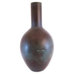 Dark Green Floor Vase Carl-Harry Stålhane, Rörstrand - Mid 20th Century