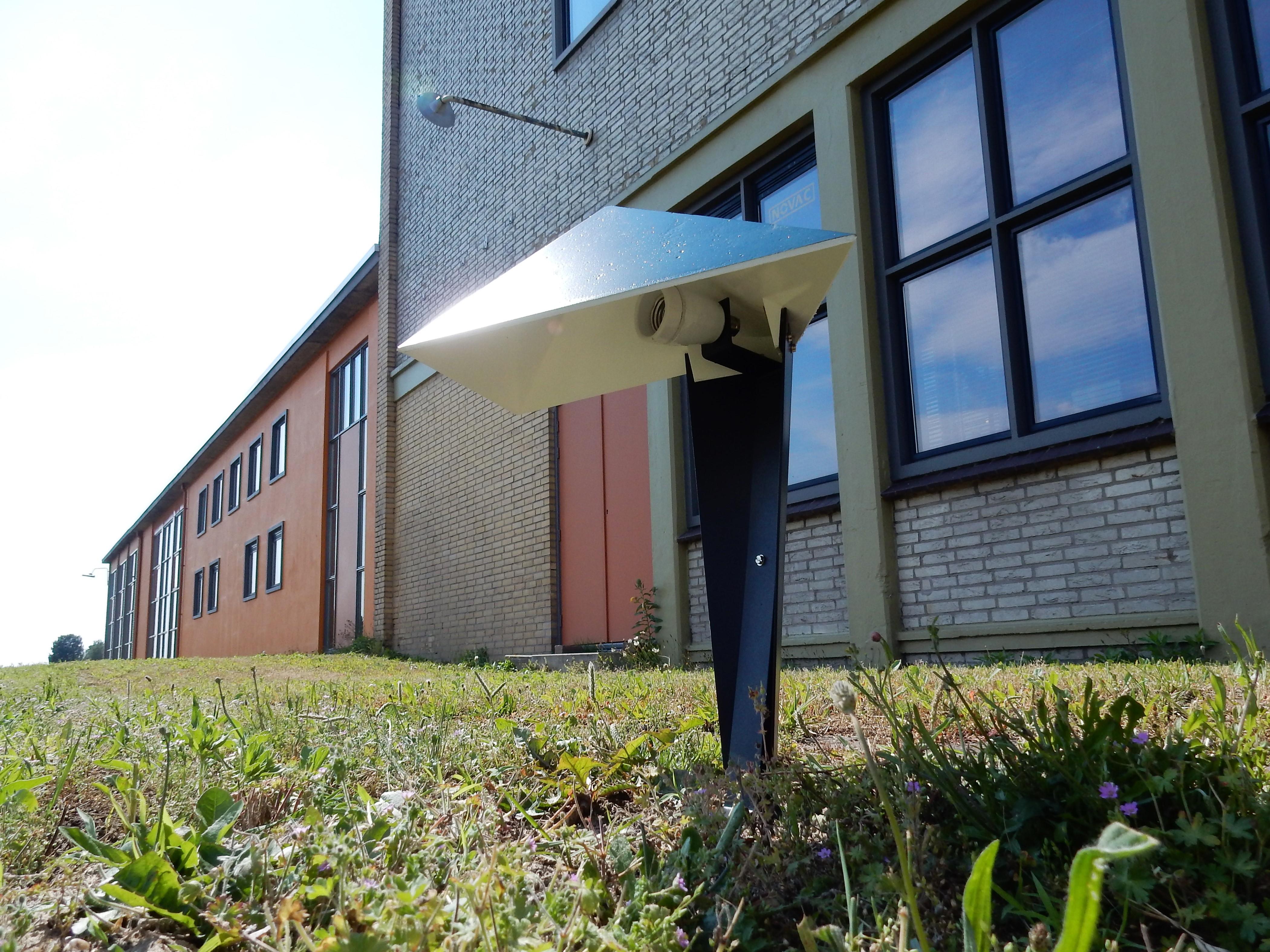 Dunkelgrüne Gartenlampe für RAAK in ausgezeichnetem Zustand, 1970er Jahre (Moderne der Mitte des Jahrhunderts) im Angebot