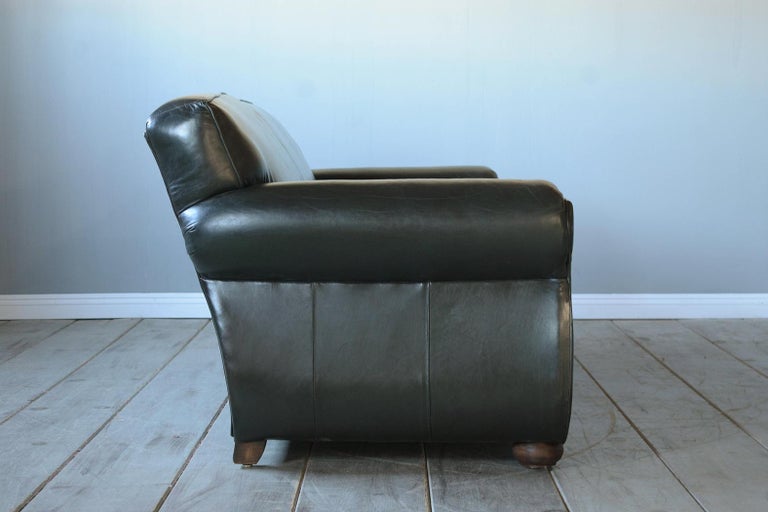 Green Leather Sofa For Sale at 1stDibs green leather couch for sale