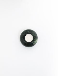 Dark Green Marble Votive Candleholder
