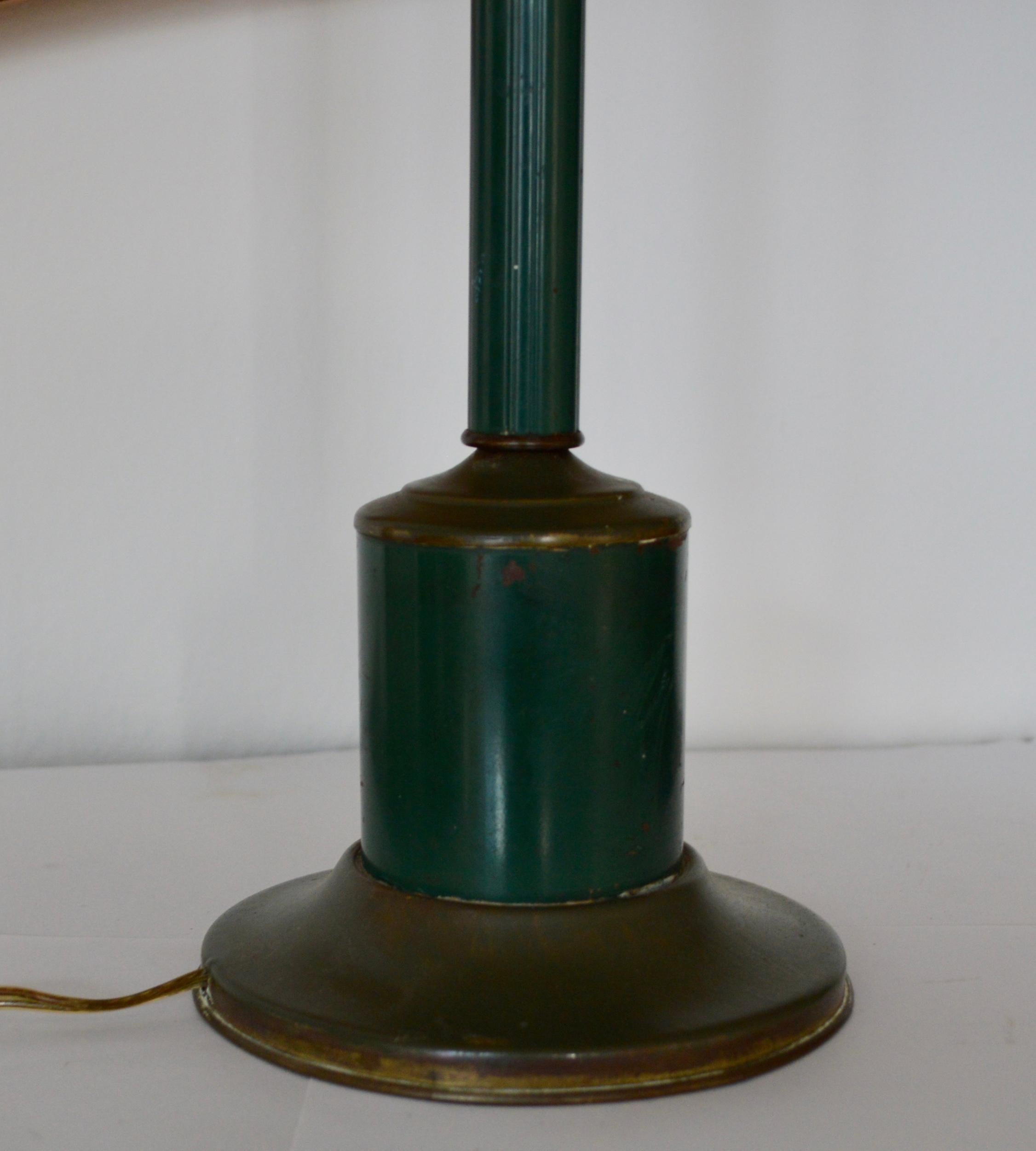 dark green lamp