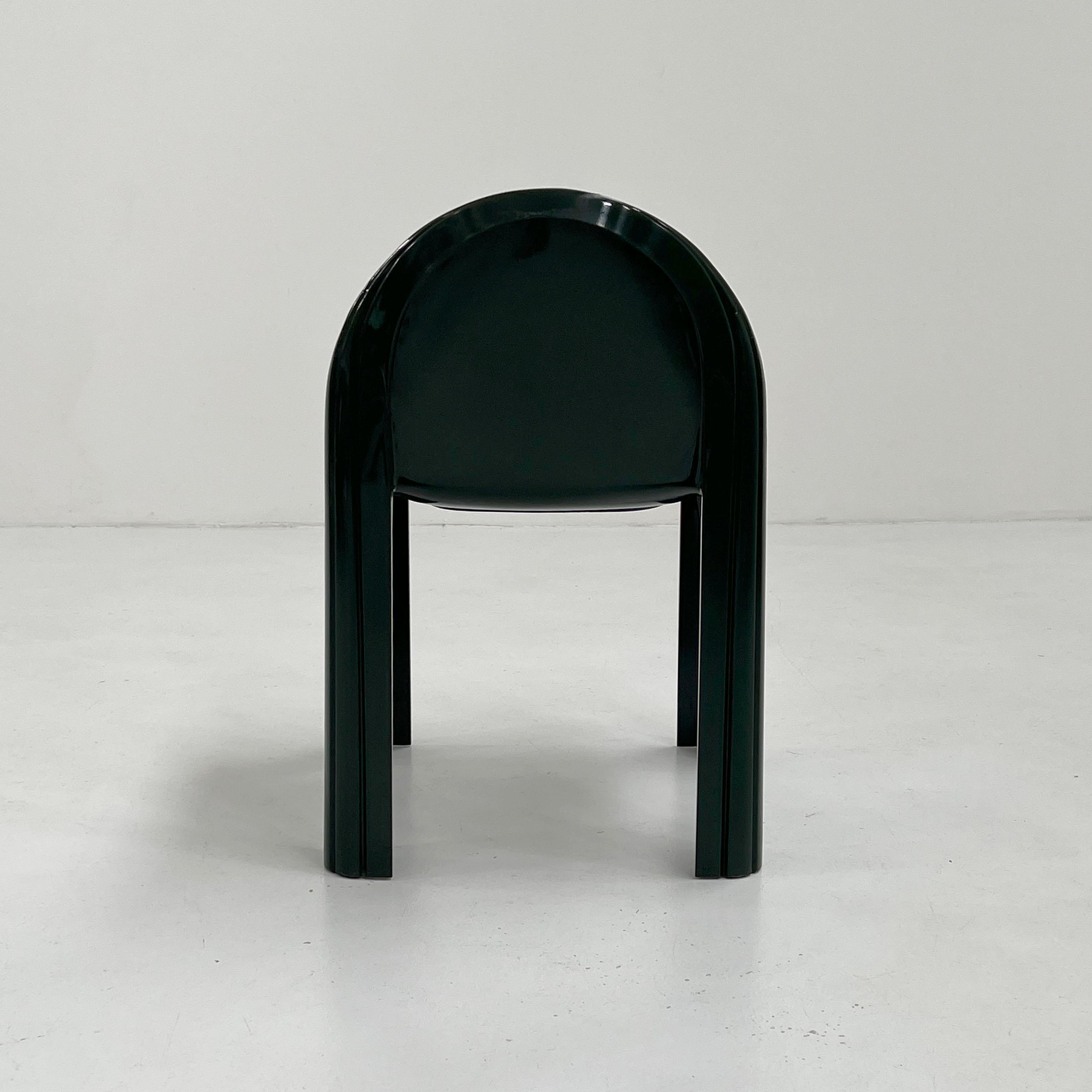 Late 20th Century Dark Green Model 4854 Chair by Gae Aulenti for Kartell, 1970s