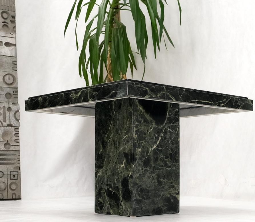 square marble end table