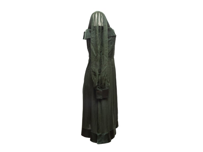 strapless open back dress Slim Pleated Maxi Dress