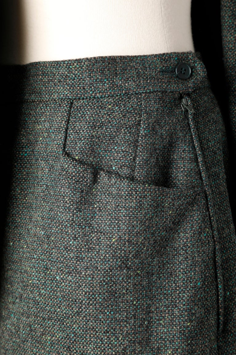 1980s Yves Saint Laurent Tweed Skirt