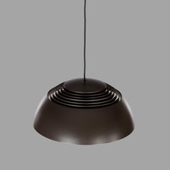 Dark Grey Arne Jacobsen Lamp by Arne Jacobsen for Louis Poulsen, 1970s