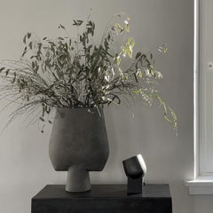 Dark Grey Big Sphere Vase Square by 101 Copenhagen