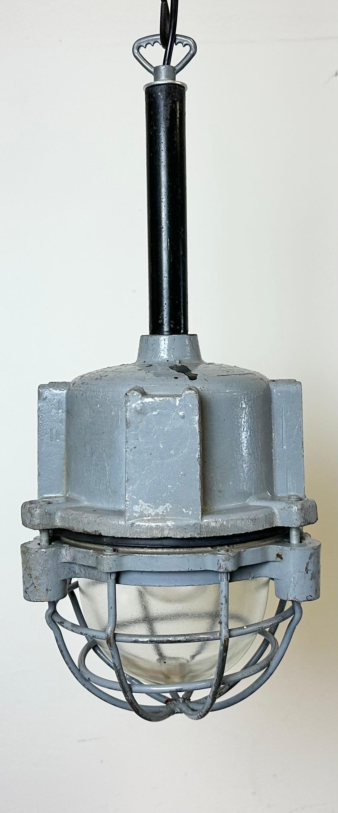 Lampe d'exposition ELBA en aluminium coulé gris foncé, années 1970 en vente 9