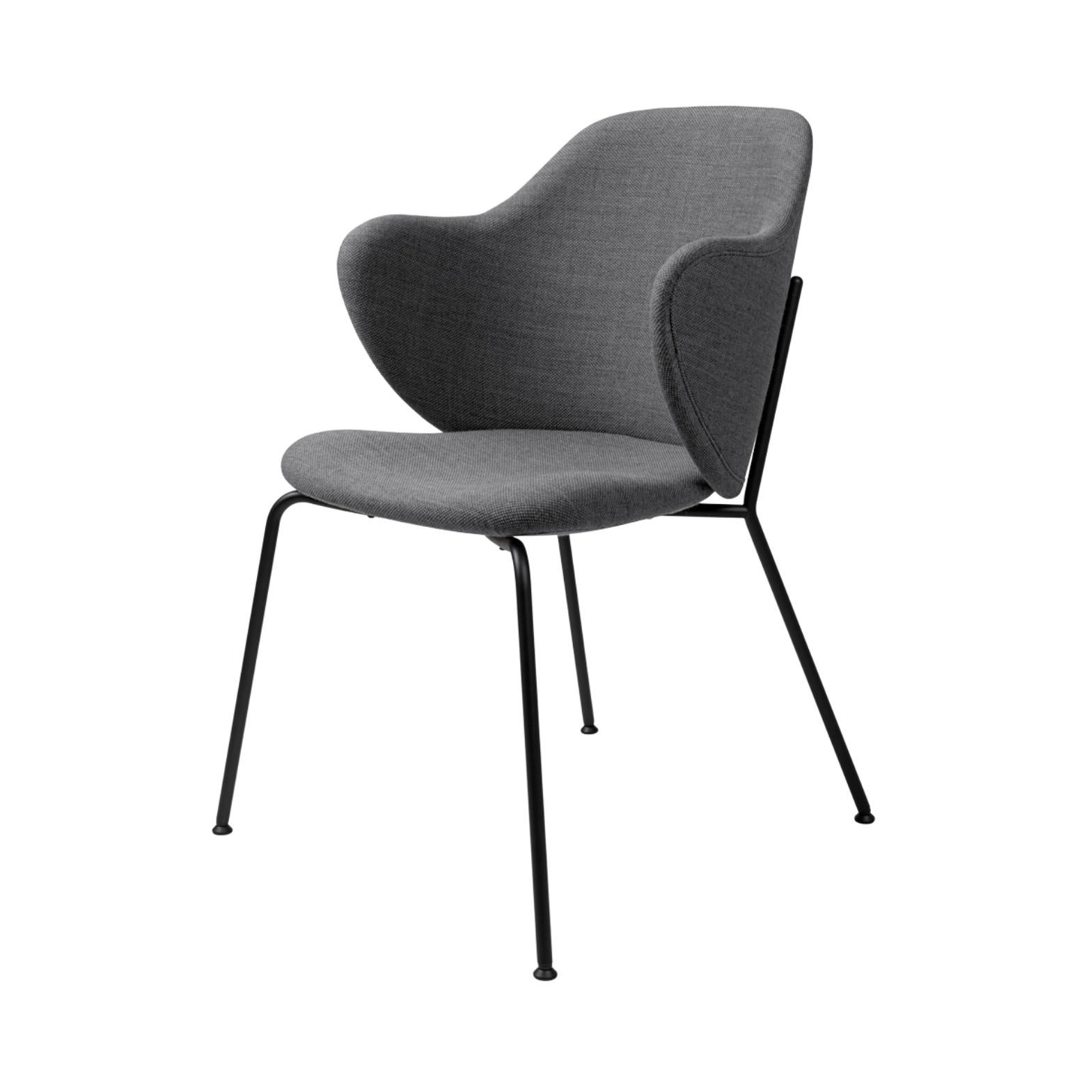 Dark grey Fiord lassen chair by Lassen
Dimensions: w 58 x d 60 x h 88 cm 
Materials: Textile

The Lassen chair by Flemming Lassen, Magnus Sangild and Marianne Viktor was launched in 2018 as an ode to Flemming Lassen’s uncompromising approach and