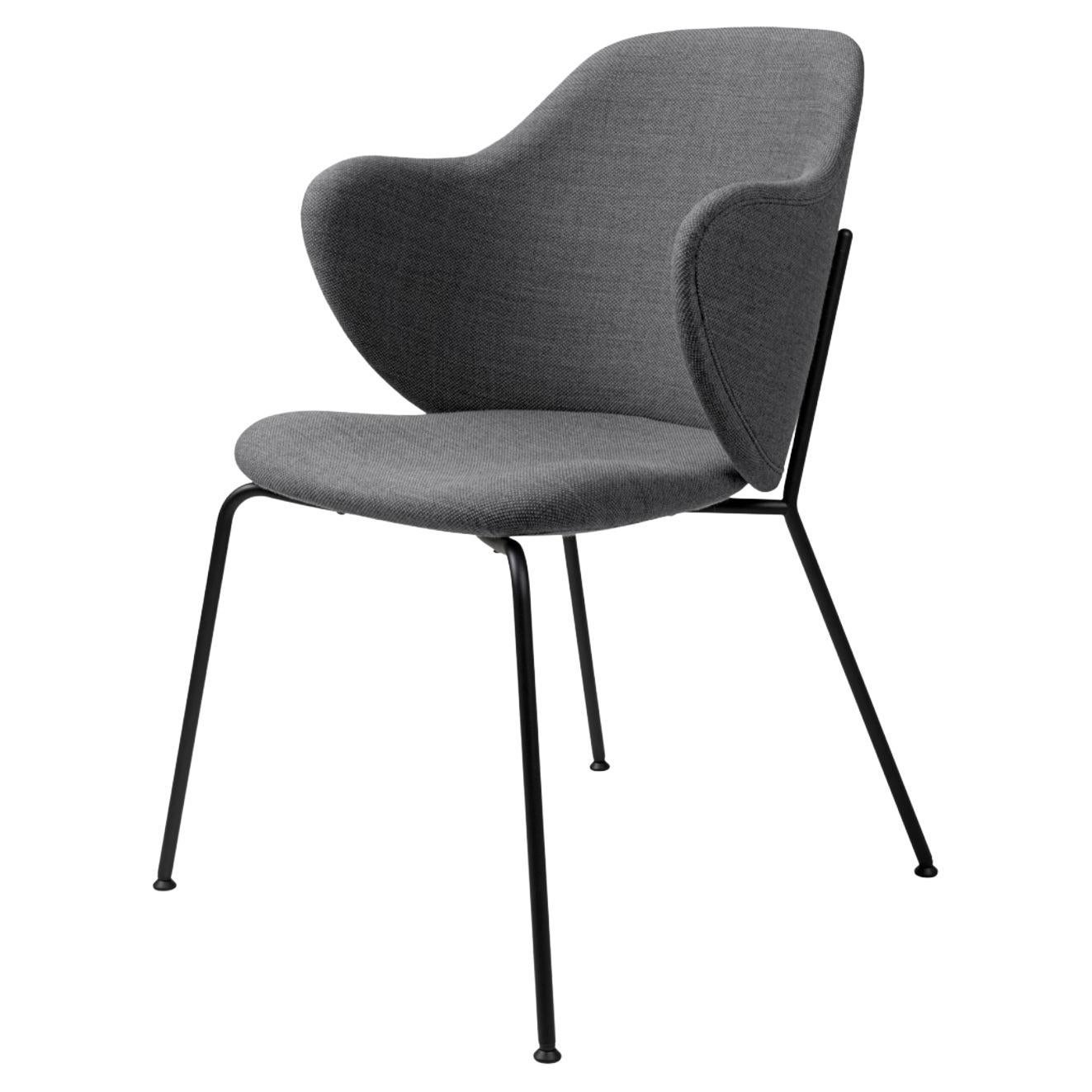 Harbour Chair, Dark Oak Legs, Light Grey Shell For Sale at 1stDibs
