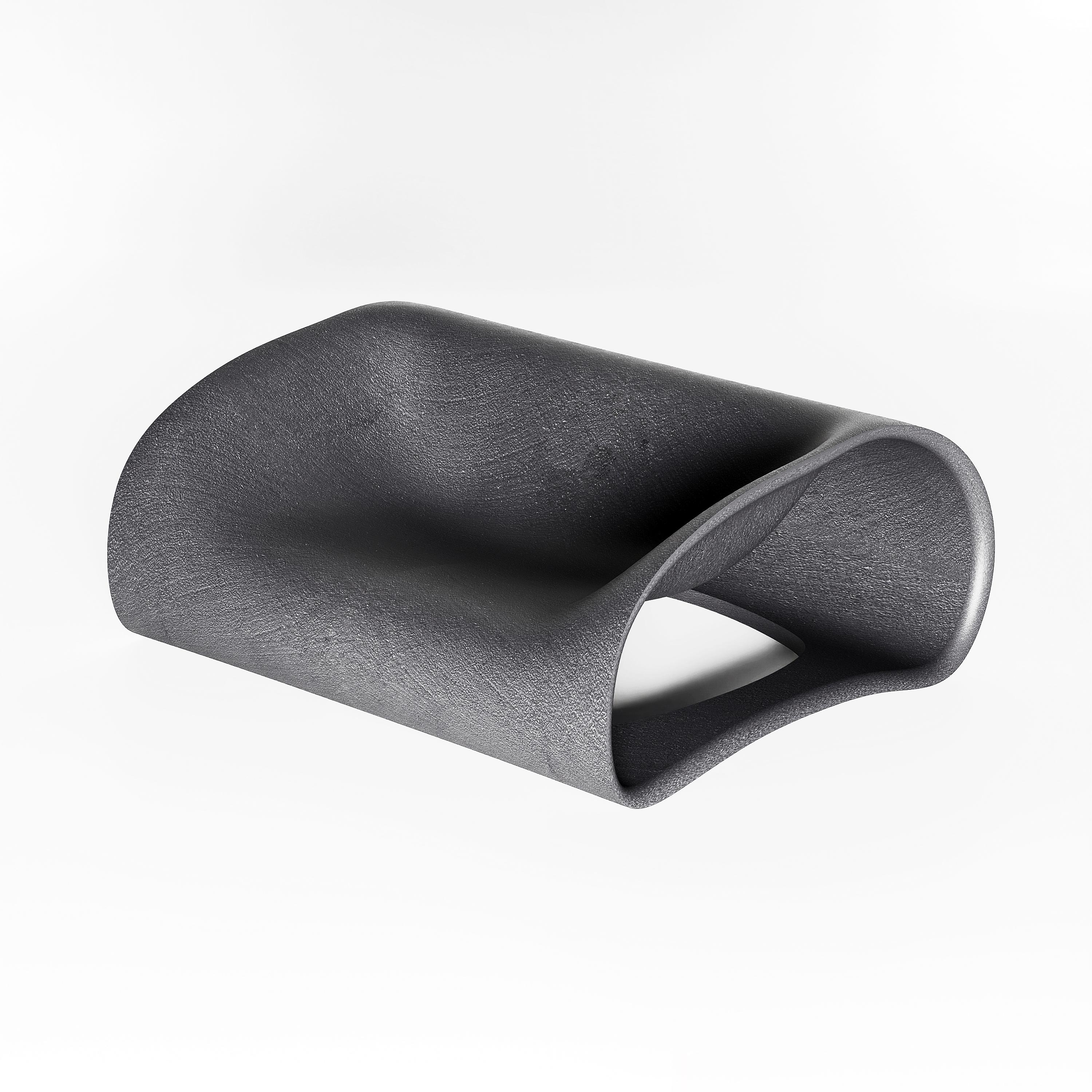 Fauteuil gris foncé à poils doux par spHaus Neuf - En vente à Geneve, CH