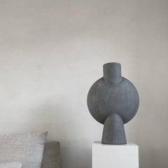 Dark Grey Sphere Vase Bubl Hexa by 101 Copenhagen