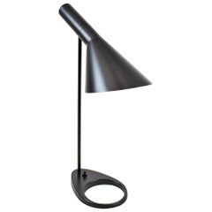 Dark Grey Table Lamp by Arne Jacobsen and Louis Poulsen