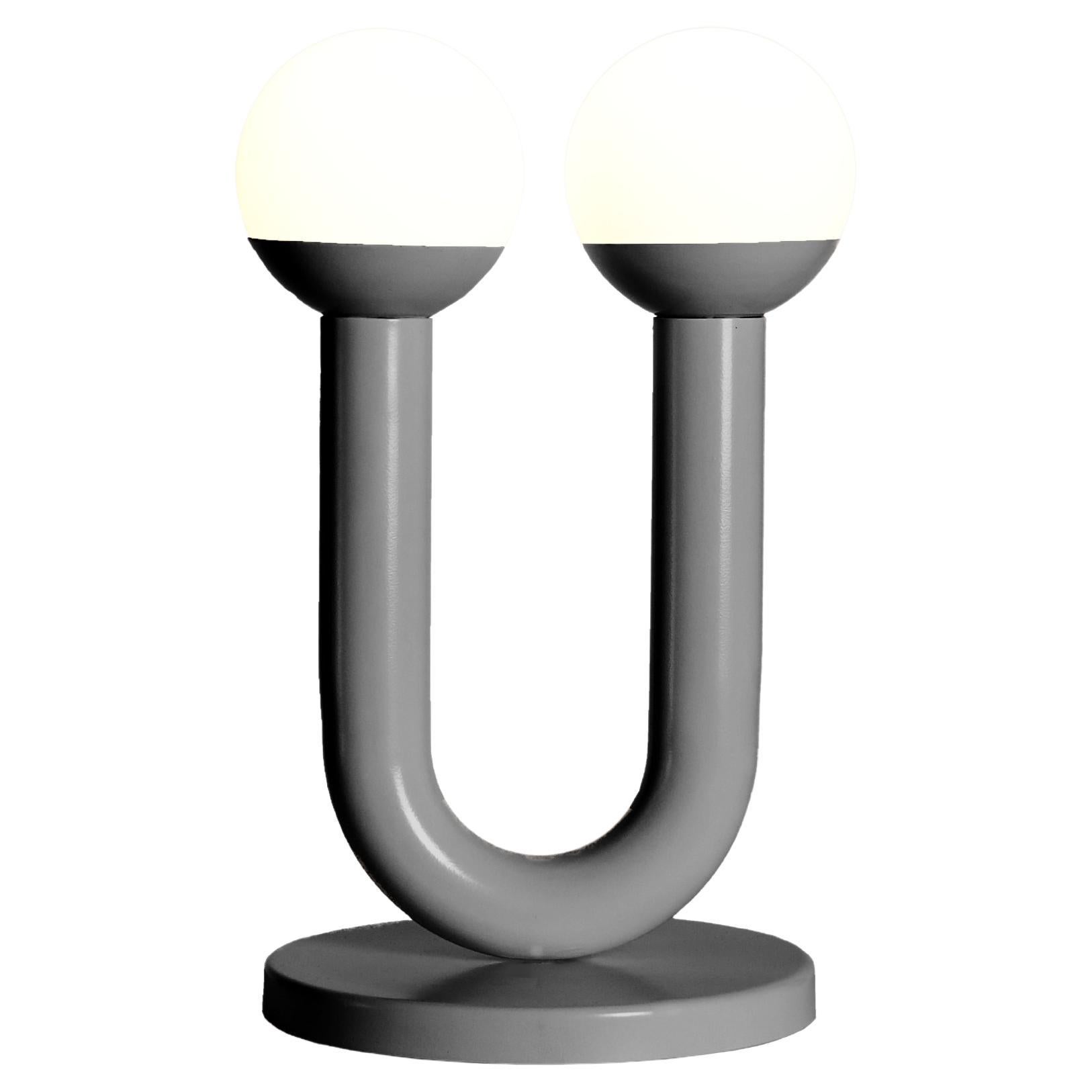 Dark Grey Umu Sculptural Table Lamp by Drusch Design