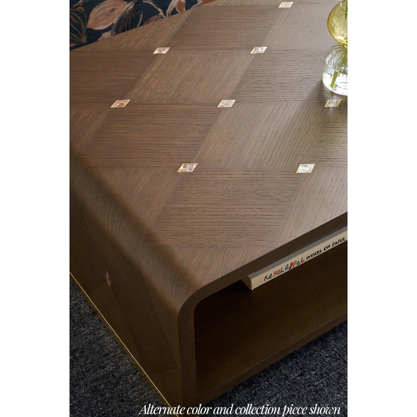 Dark Hollywood Regency Waterfall Side Table In New Condition For Sale In Westwood, NJ
