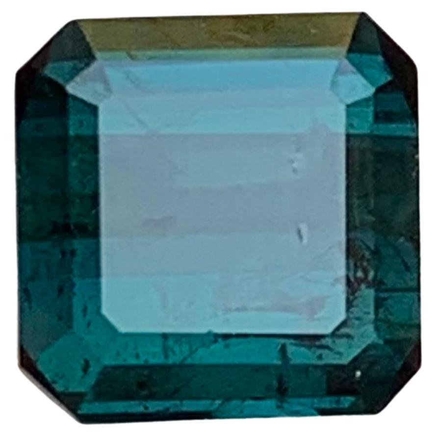 Dark Indicolite Blue Tourmaline 4.50 Ct Emerald Cut Natural Loose Gemstone