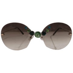 Dark lens swarovski stones handmade sunglasses NWOT