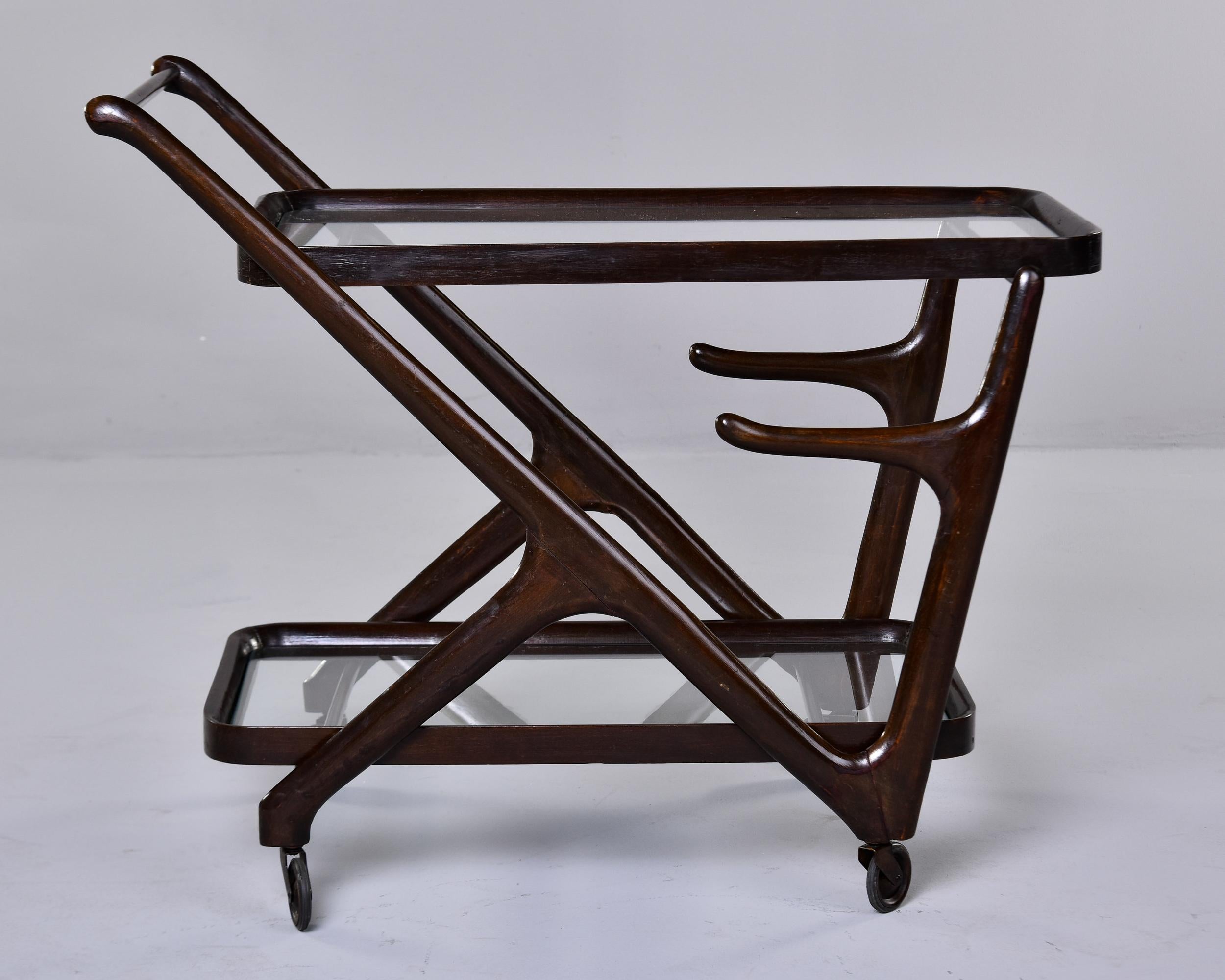Mid 20th C Bar Cart by Cesare Lacca for Cassina of Italy For Sale 4