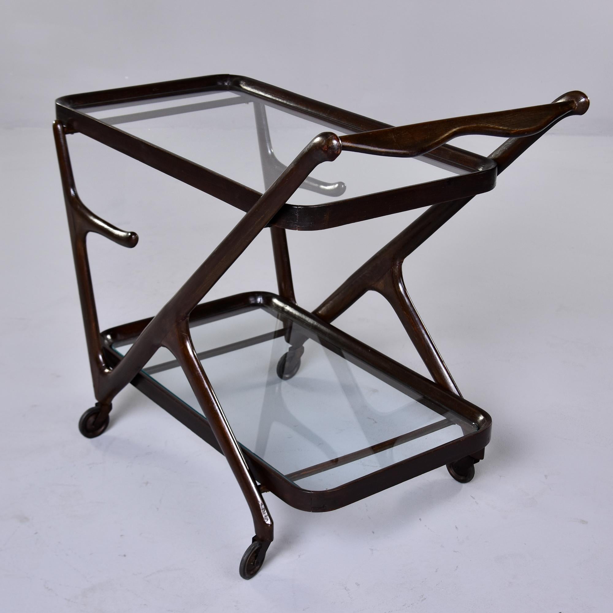 Mid-Century Modern Mid 20th C Bar Cart by Cesare Lacca for Cassina of Italy For Sale