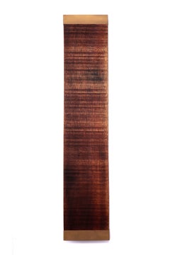 Dark Mahogany Tray with Antique Brass Handles