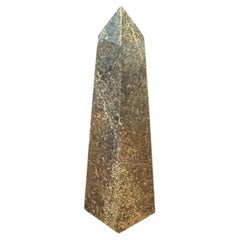 Dark Marble Obelisk Sculpture or Architectural Decorative Object