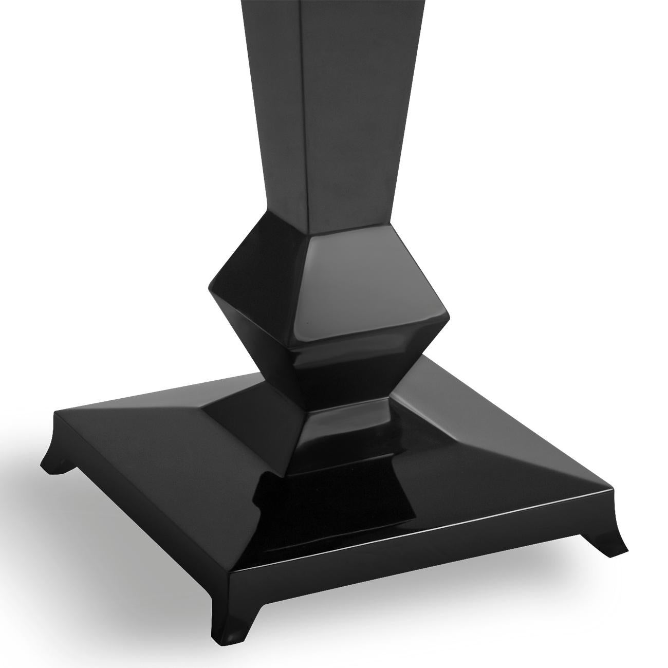 English Dark Marble Side Table For Sale