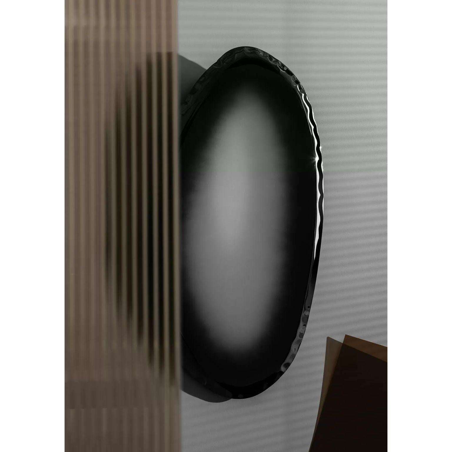 Organic Modern Dark Matter Tafla O2 Wall Mirror by Zieta For Sale