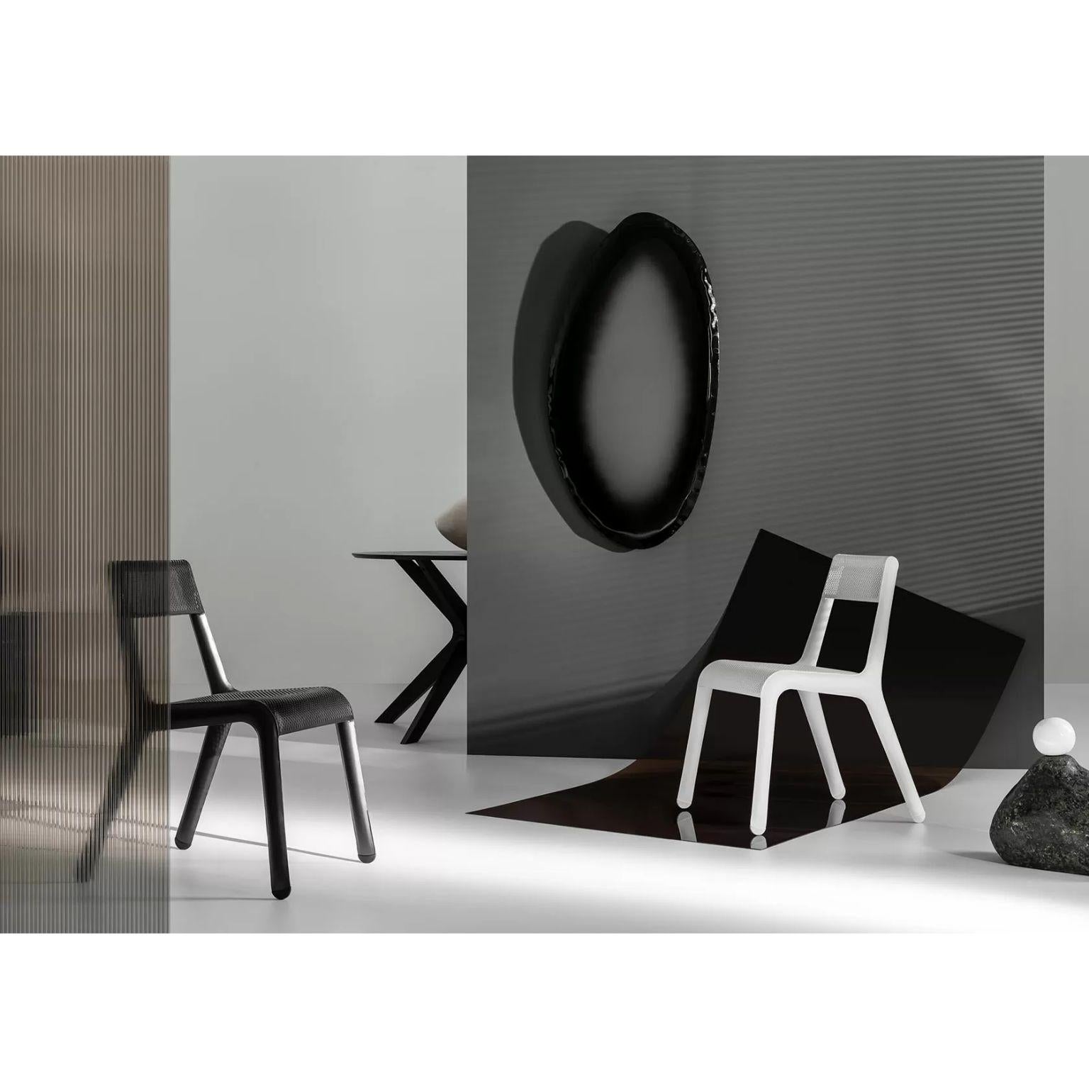 Dark Matter Tafla O2 Wall Mirror by Zieta In New Condition For Sale In Geneve, CH