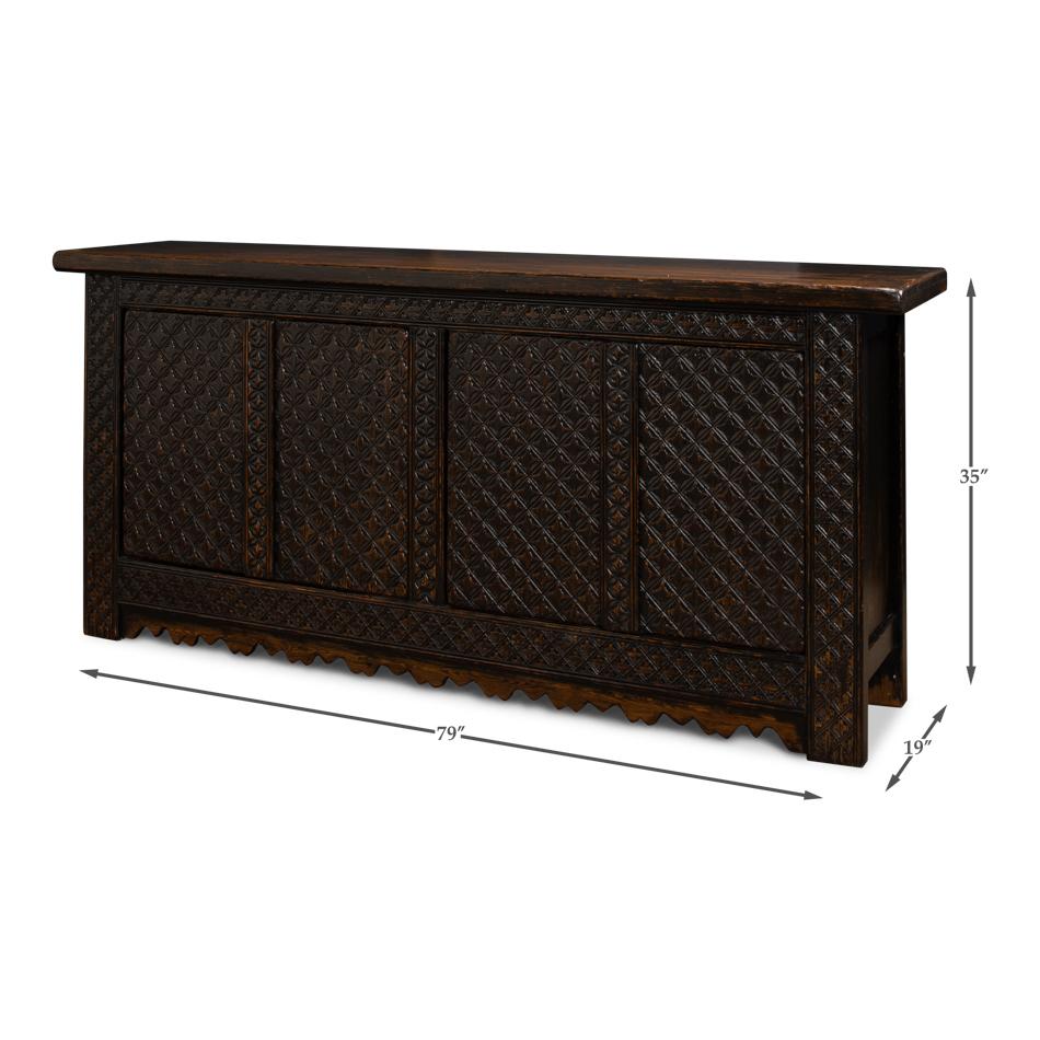 Dark Moroccan Sideboard For Sale 2