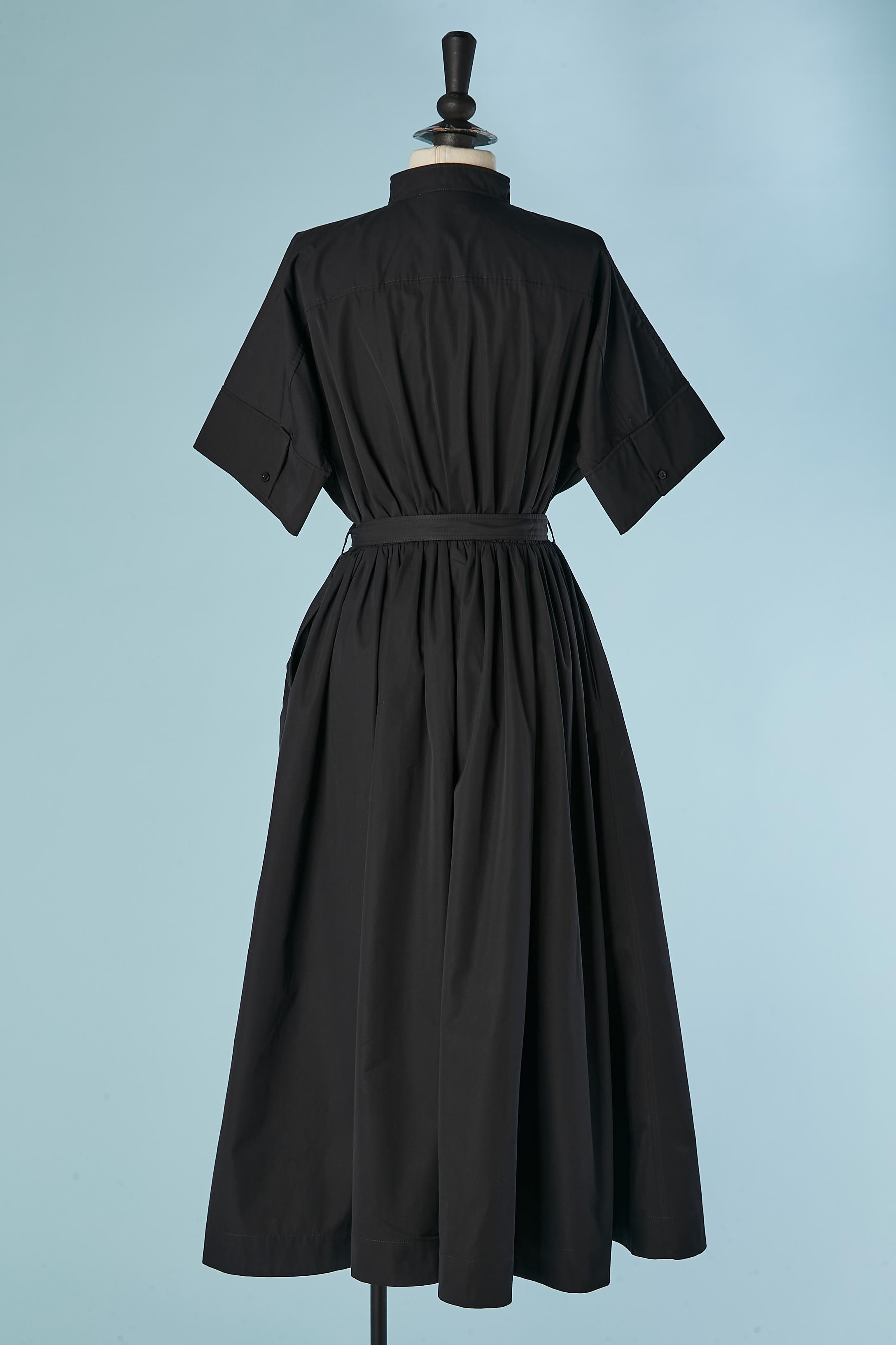 De las mujeres Vestido de algodón azul marino oscuro CHRISTIAN DIOR en venta