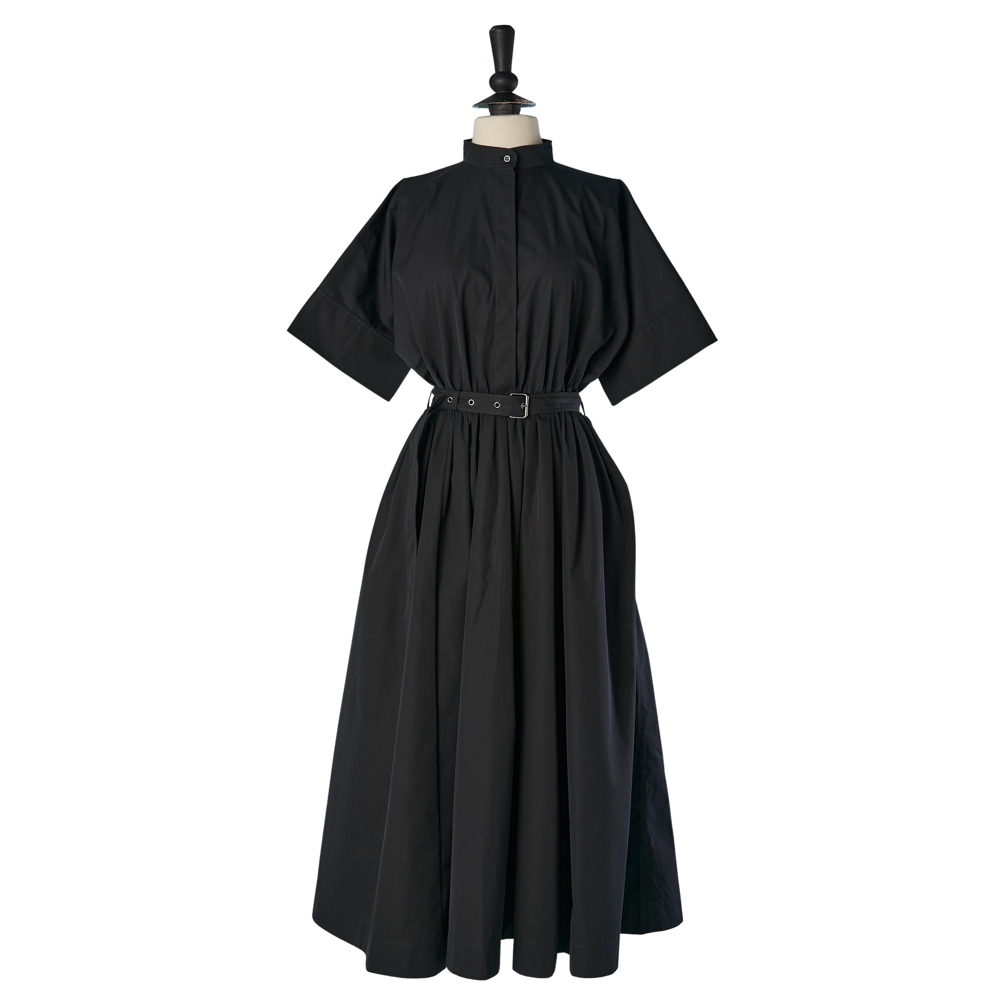 Dark navy blue cotton dress CHRISTIAN DIOR
