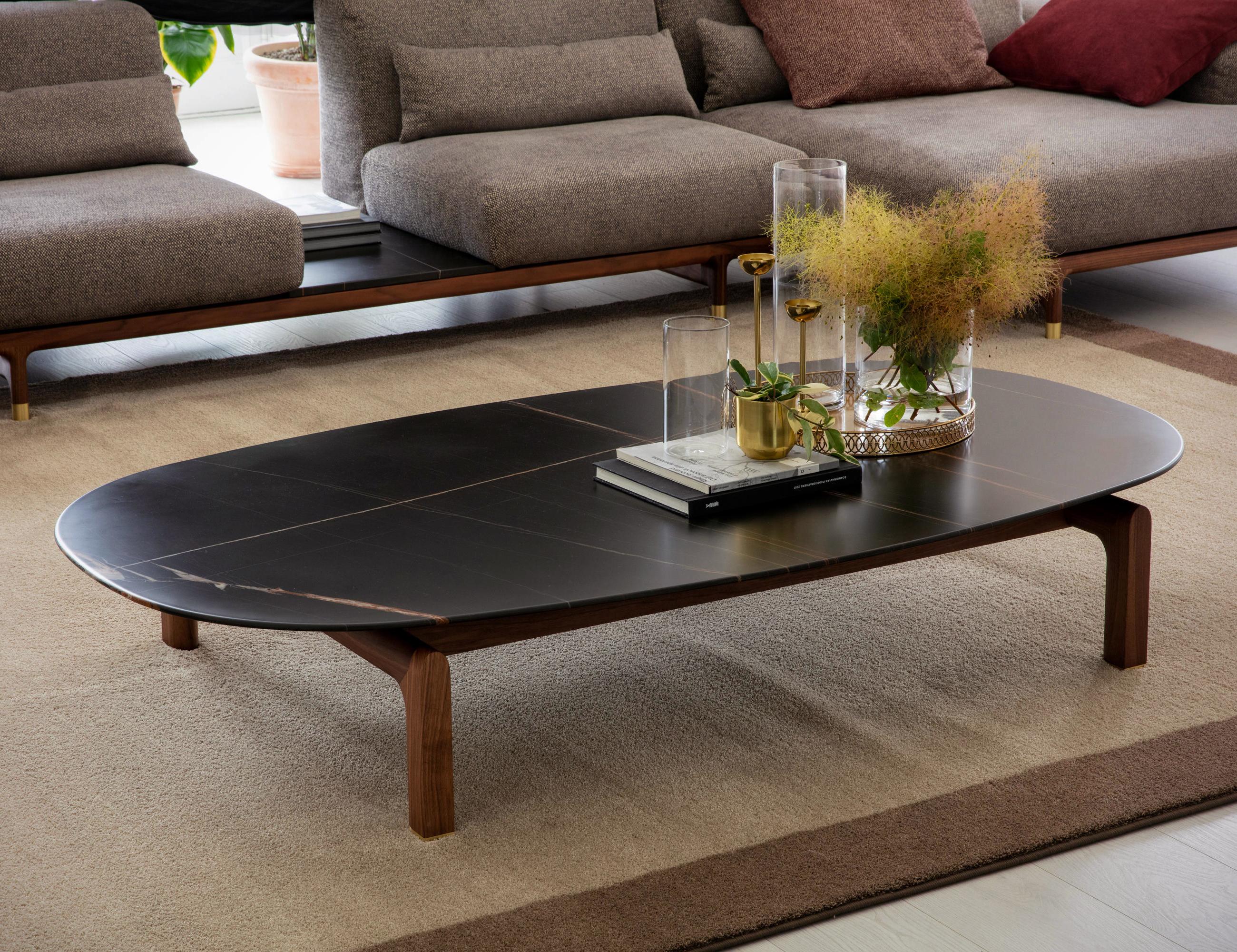 Italian Dark Night Coffee Table For Sale