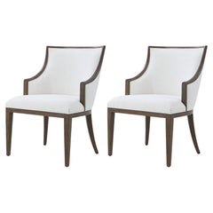 Sillones de Comedor Clásicos Roble Oscuro