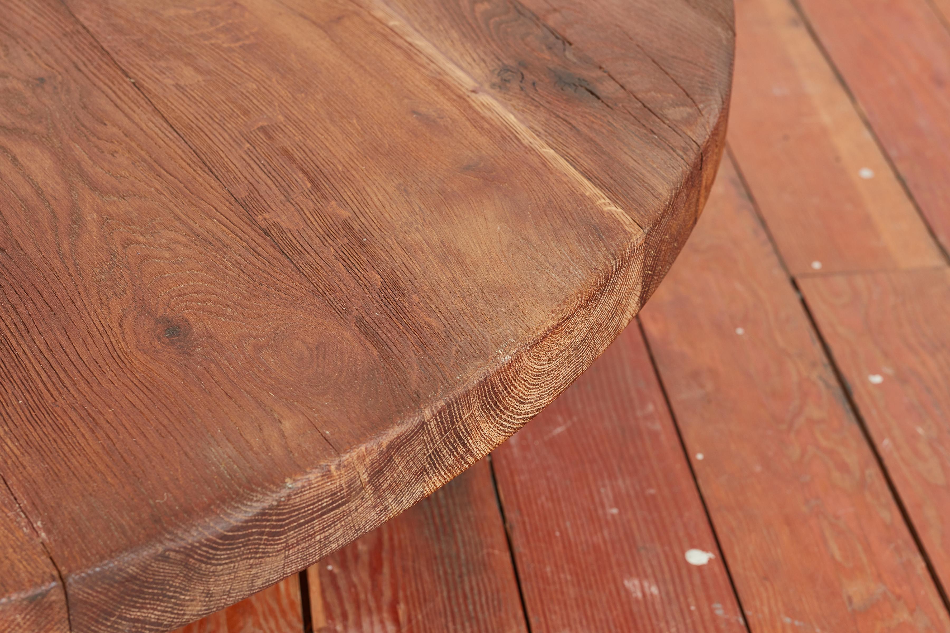Mid-20th Century Dark Oak Coffee Table