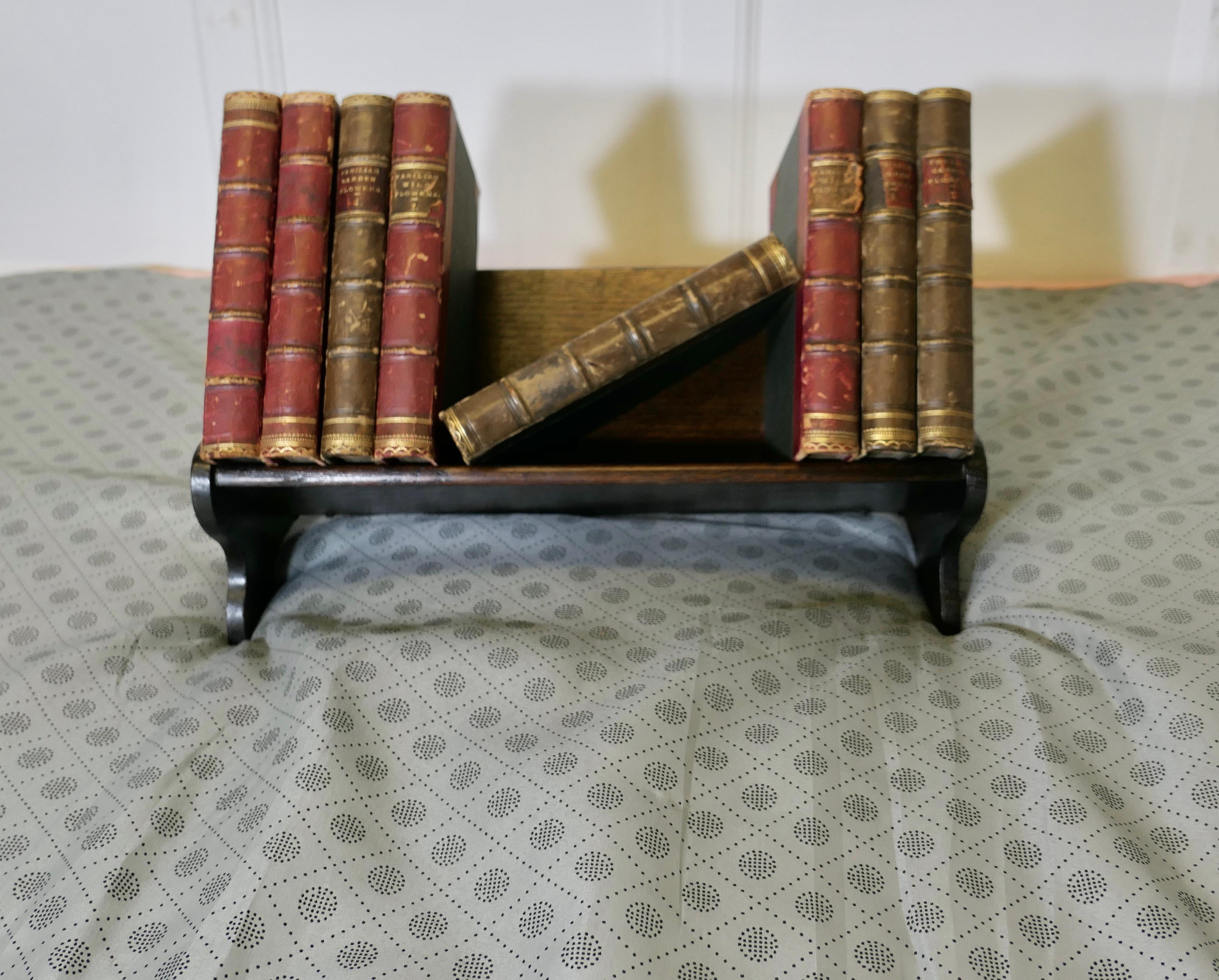 Dark Oak Desk Top Book Trough   A useful piece made in dark oak In Good Condition In Godshill, Isle of Wight