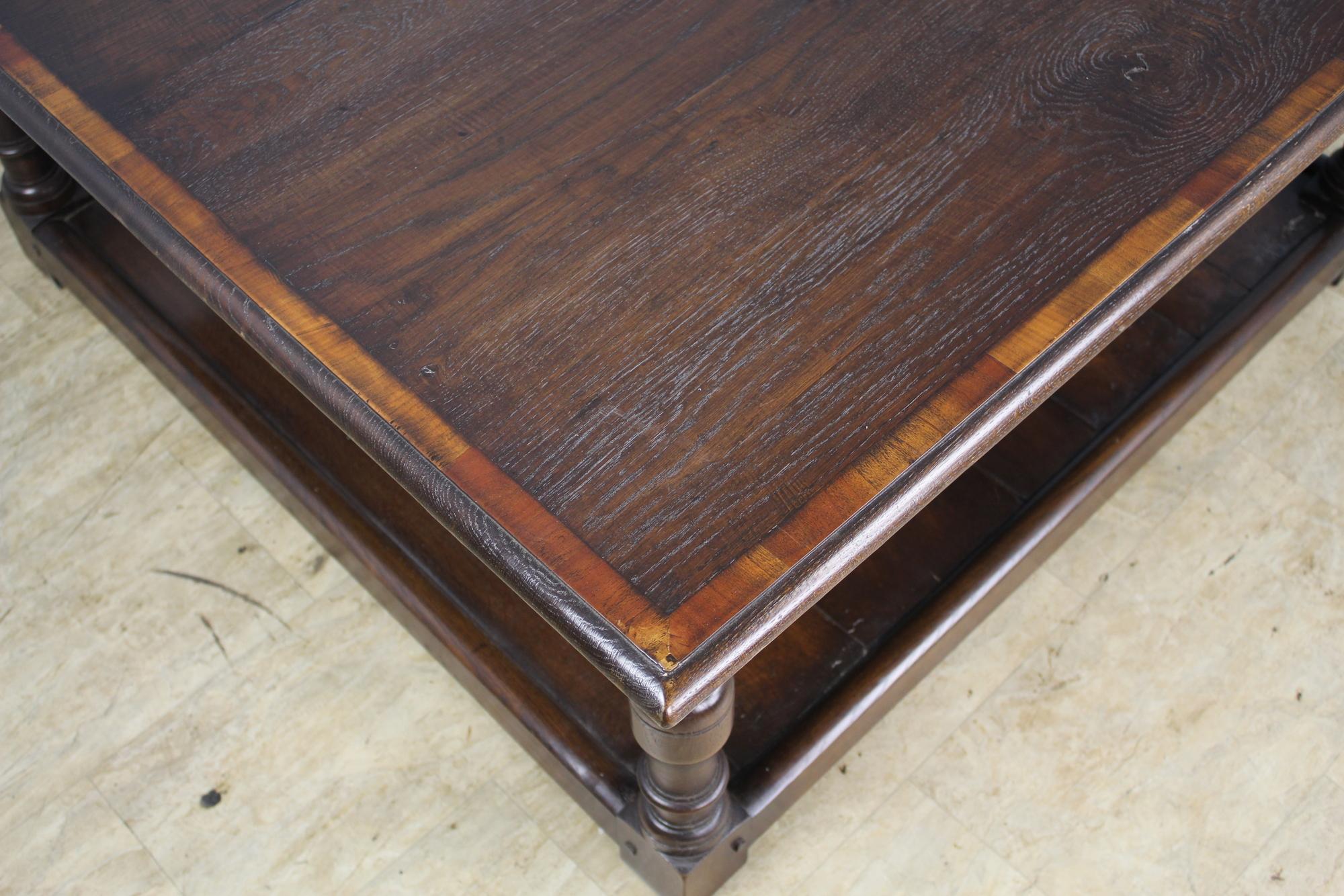 dark oak coffee table