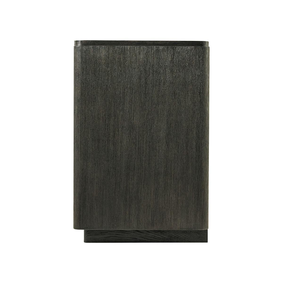 Dark Oak Modern Dresser In New Condition For Sale In Westwood, NJ